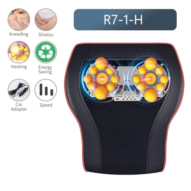 Electric Shiatsu Head Neck Cervical Traction Body Massager