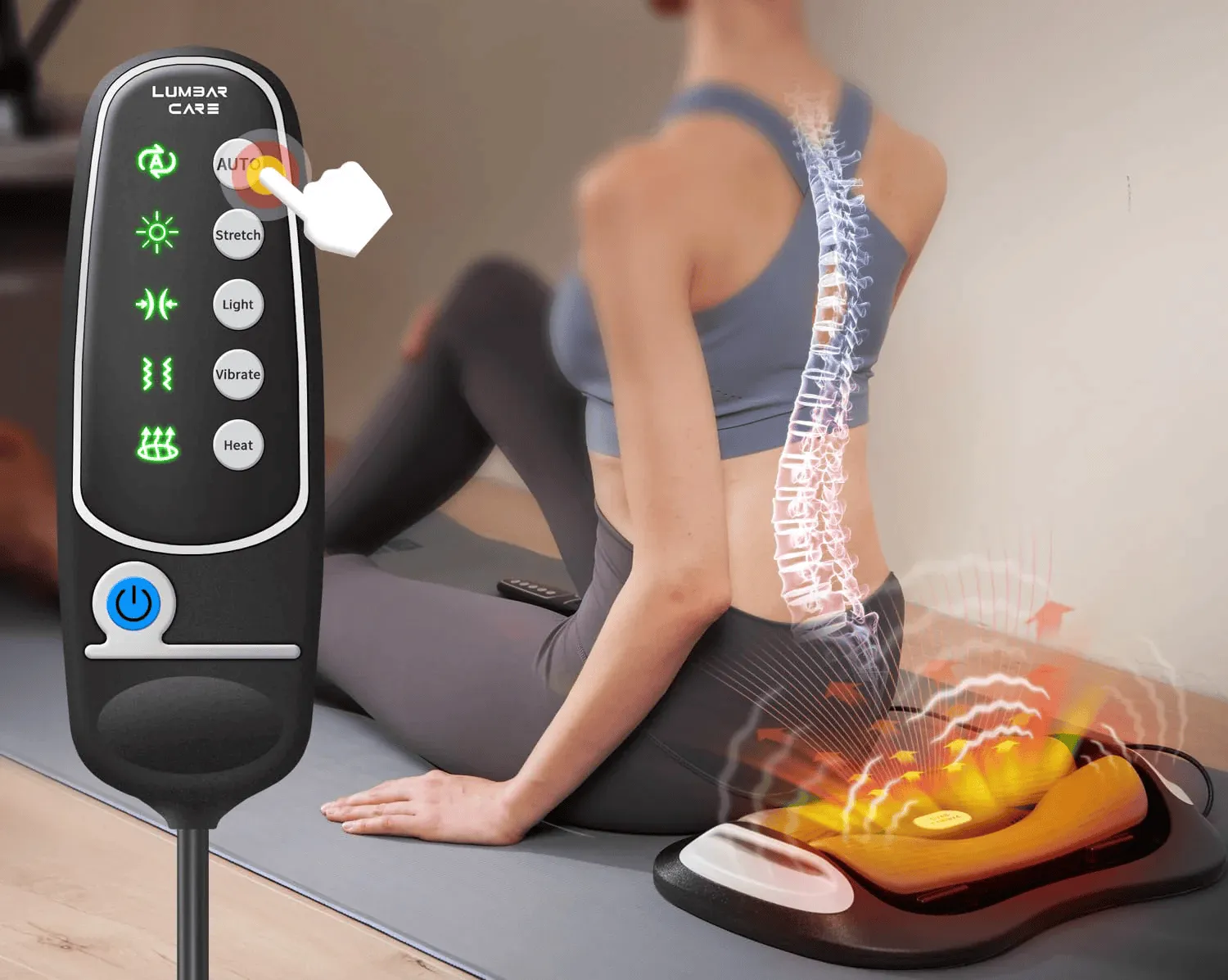 Electric Shiatsu Massager Machine for Back Pain | MedSupportCare