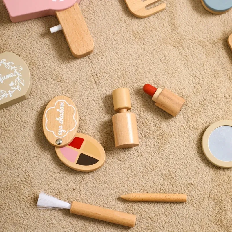 ELMAS Kids Pretend Makeup Set - Safe Silicone Lipstick & More