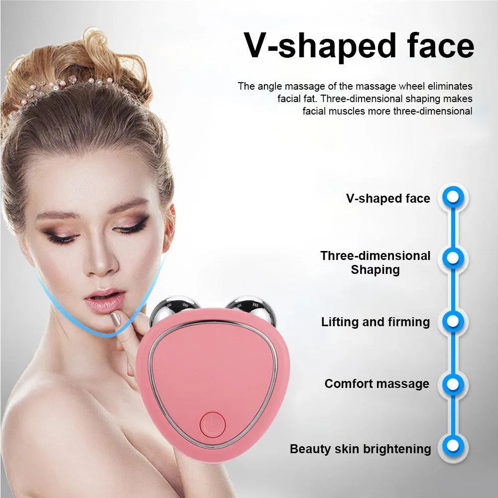 EMS Face Lifting Machine Facial Massager Microcurrent Roller Skin