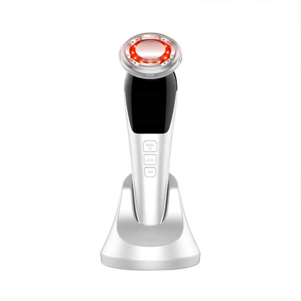 EMS Facial Massager LED light therapy Sonic Vibration Wrinkle Removal
