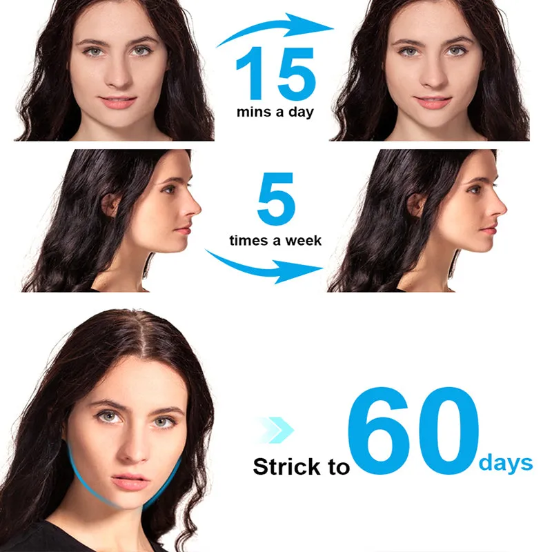 EMS Micro Current Face-Lifting Device Facial Vibration Massager