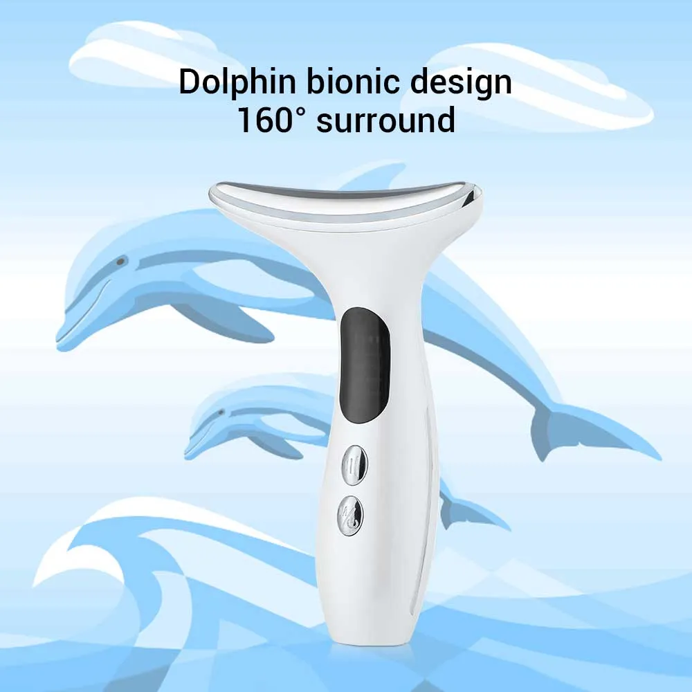 EMS Neck Face Lifting Massager Anti-Wrinkle Skin Tightening Beauty Device