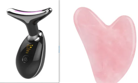 EMS Thermal Neck Lifting And Tighten Massager Electric Microcurrent Wrinkle Remover LED Photon Face Beauty Device For Woman and Men