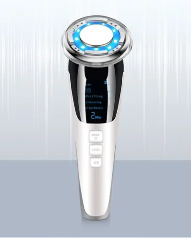 EMS  Warm and Cool LED Light Therapy Sonic Vibration Wrinkle Removal Skin Tightening Device