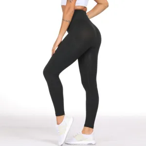 Essential Seamless Contour Leggings - Black