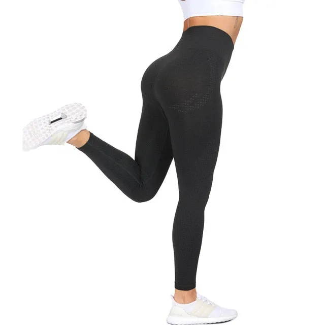 Essential Seamless Contour Leggings - Black