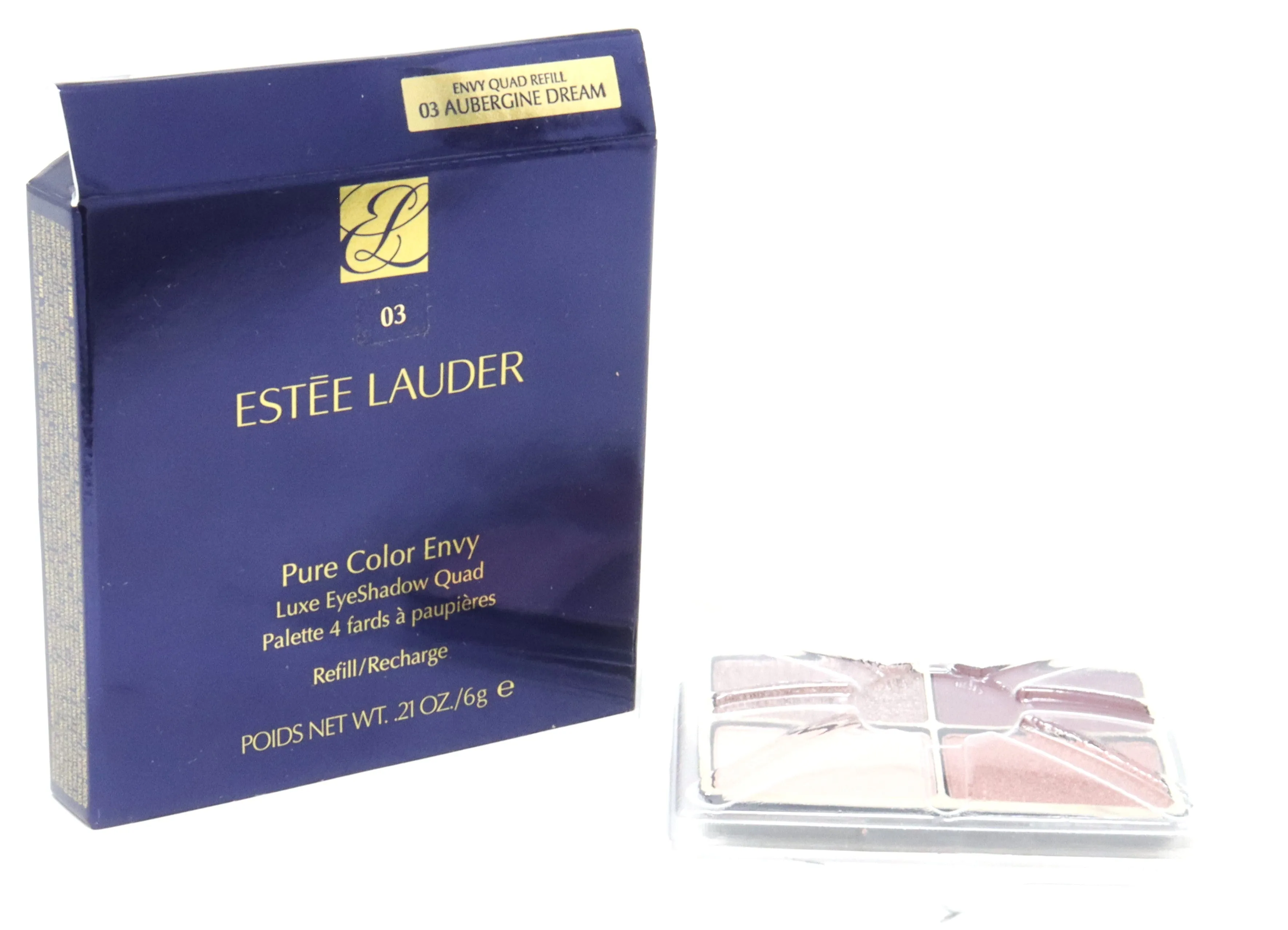 Estee Lauder Pure Color Envy Luxe Eyeshadow Quad Refill  0.2oz/6g New With Box