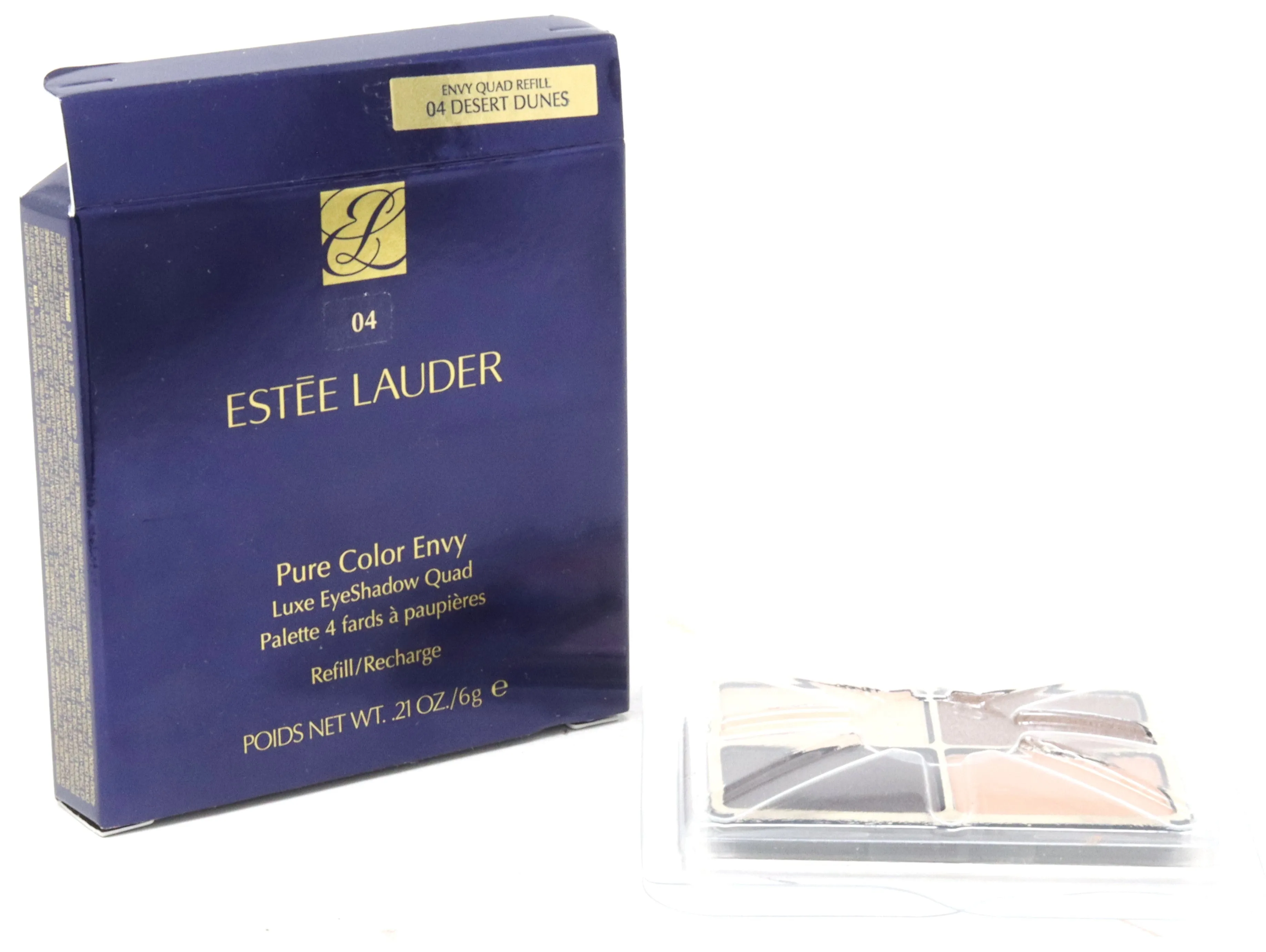 Estee Lauder Pure Color Envy Luxe Eyeshadow Quad Refill  0.2oz/6g New With Box