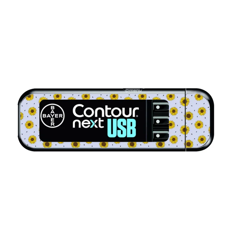 ETC & Organising Chaos Bayer Contour Next USB Vinyl Sticker (Sunflower Power)