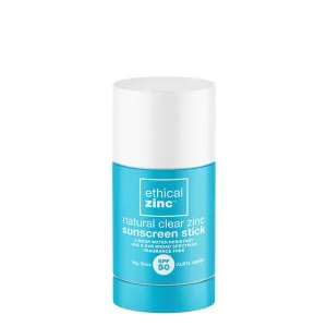 Ethical Zinc Natural Clear Zinc Sunscreen Stick SPF 50