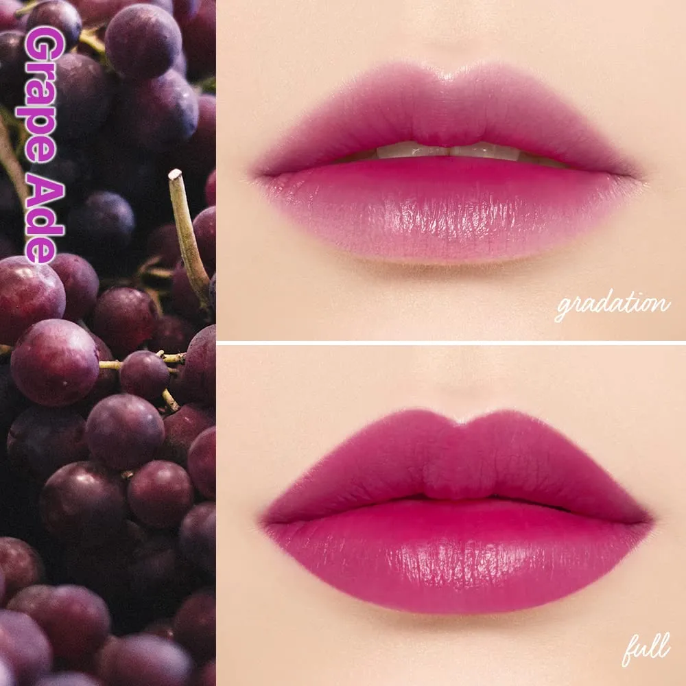 ETUDE Dear Darling Water Tint #5 Grape Ade | Vivid Color Lip Stain with Moisturizing Weightless & Non-sticky Finish Lip Stain | Smudge-proof & Lightweight Lip Tint | K-beauty