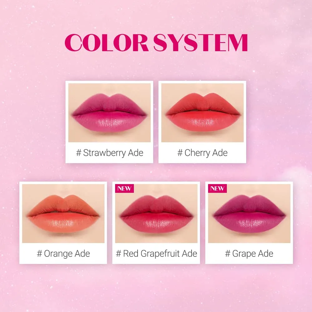 ETUDE Dear Darling Water Tint #5 Grape Ade | Vivid Color Lip Stain with Moisturizing Weightless & Non-sticky Finish Lip Stain | Smudge-proof & Lightweight Lip Tint | K-beauty