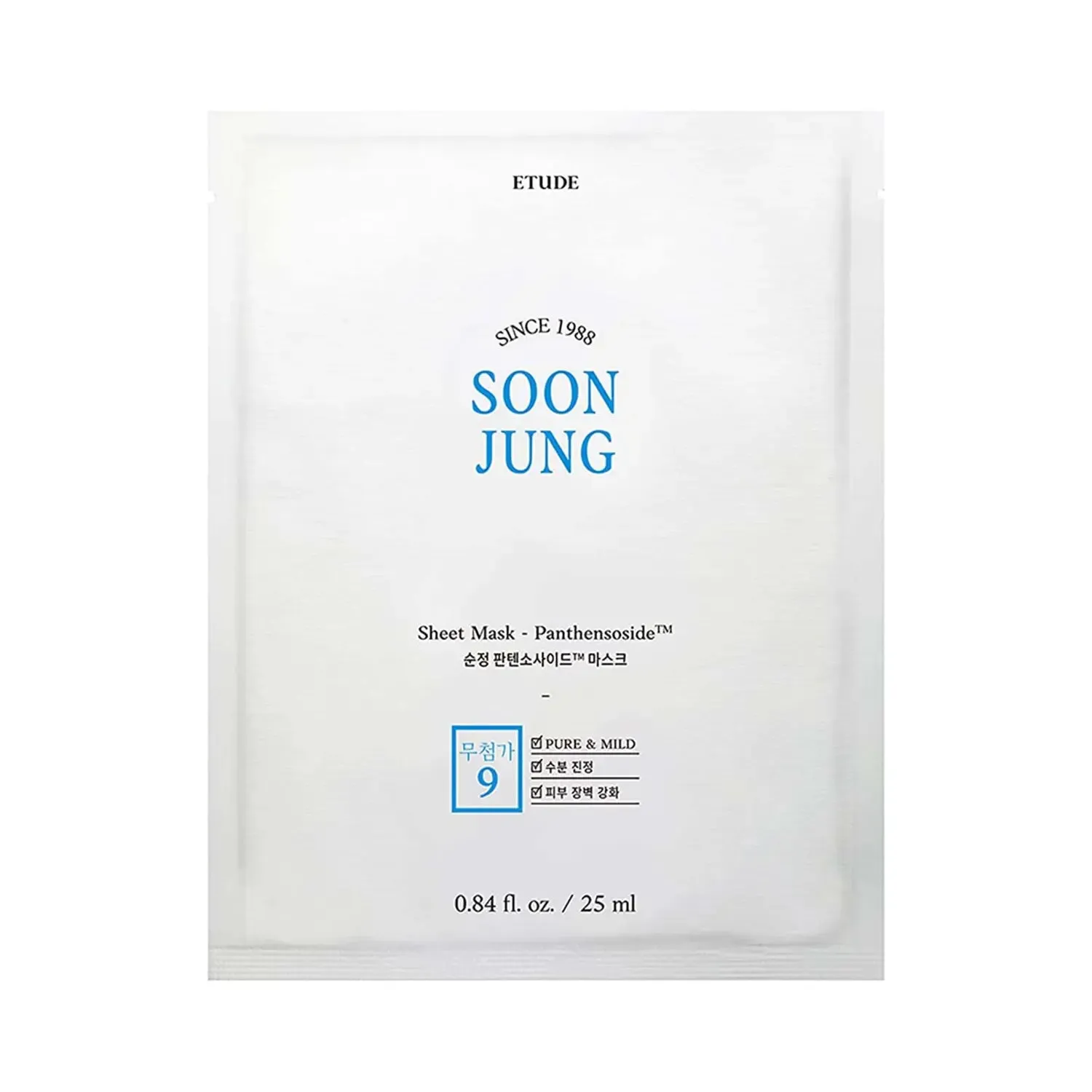 ETUDE HOUSE Soon Jung Pantheocide Sheet Mask ماسك ورقي مهدئ للبشرة