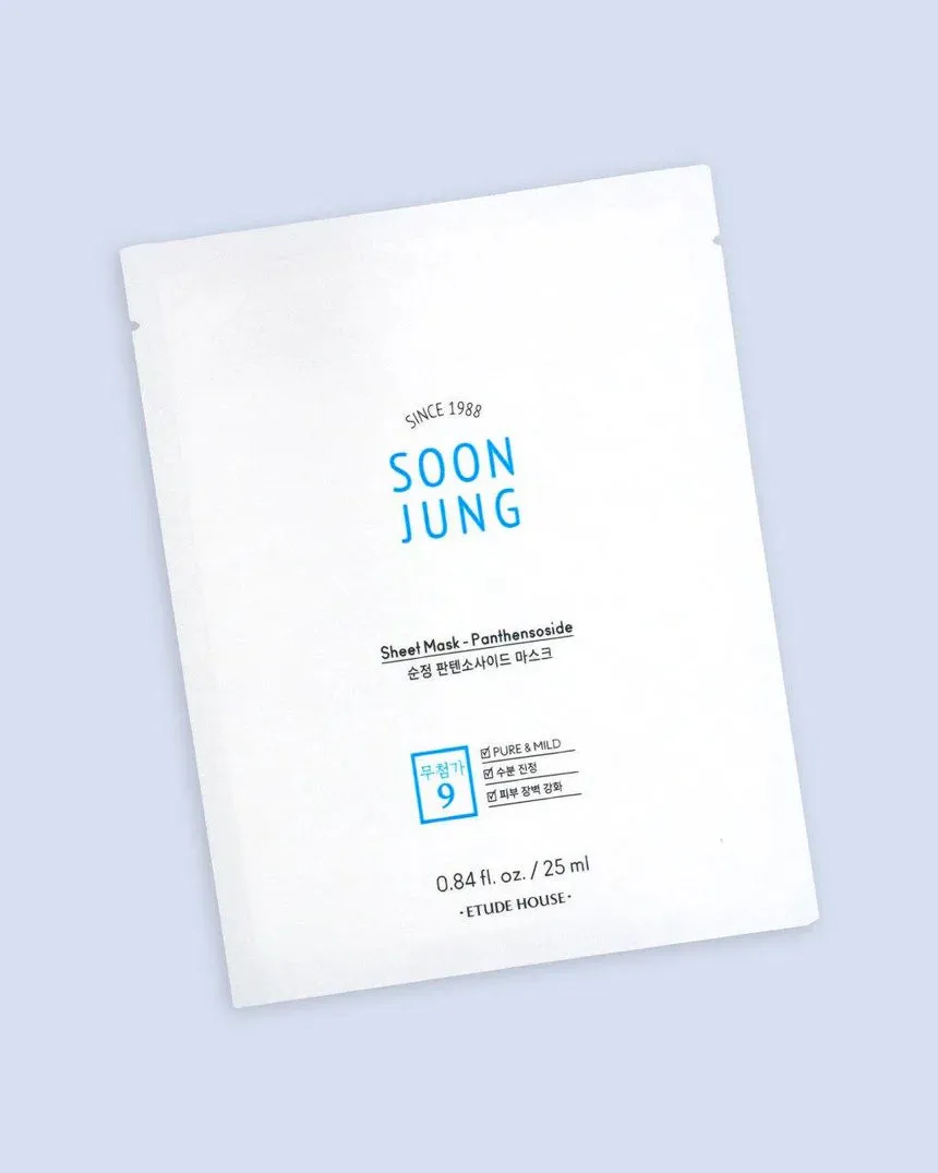 ETUDE HOUSE Soon Jung Pantheocide Sheet Mask ماسك ورقي مهدئ للبشرة