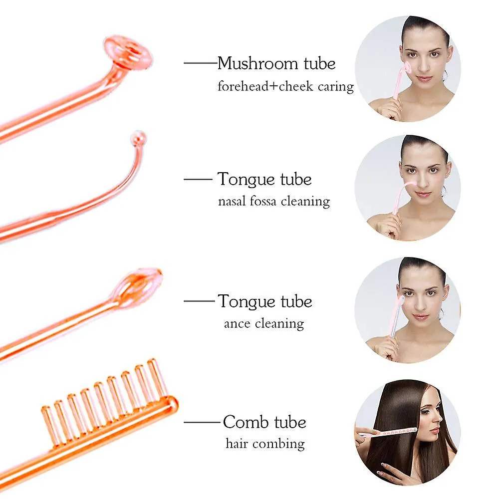 EU Plug Electrode Facial Machine Spot Acne Remover Facial Skin Care Face Spa High Frequency Facial Massager Fa1261