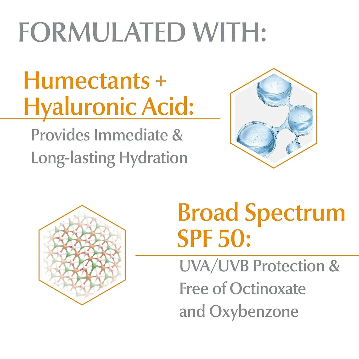 EUCERIN ADVANCED HYDRATION HYALURONIC ACID SPF 50 6 Oz