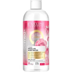 Eveline Cosmetics FaceMed  3 in 1 Toning Micellar Rose Water 400ml