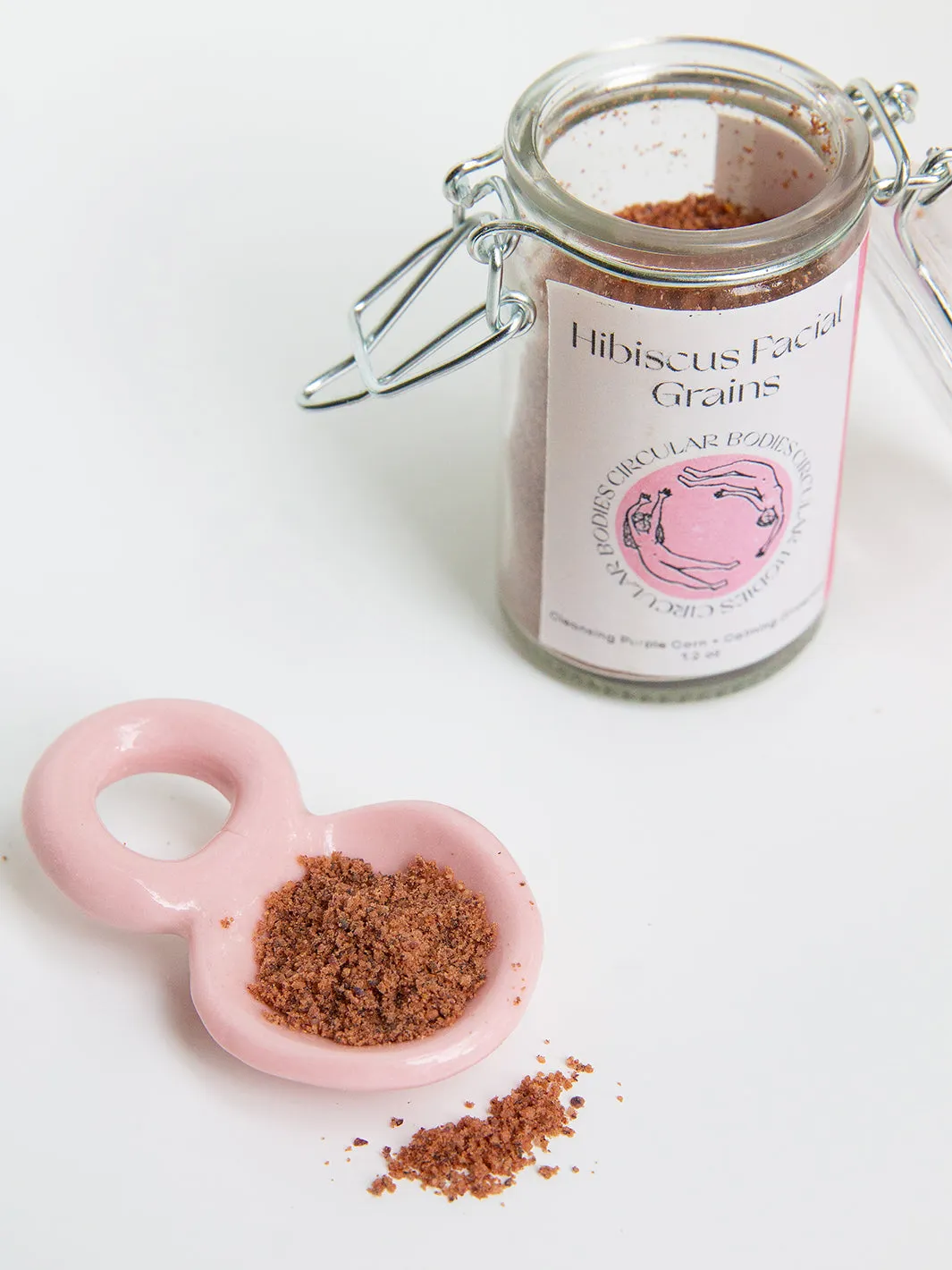 Exfoliate, Mask, & Glow: Hibiscus Facial Grains for Balanced, Radiant Skin