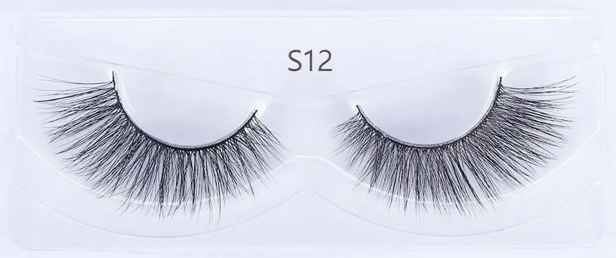 Eyelashes 10/50/100 Pairs 3d Mink Lashes Natural False Eyelash Faux