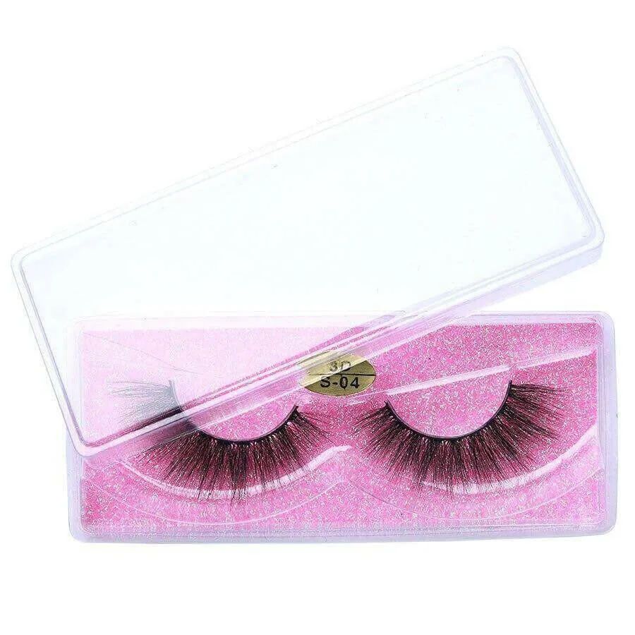 Eyelashes 10/50/100 Pairs 3d Mink Lashes Natural False Eyelash Faux