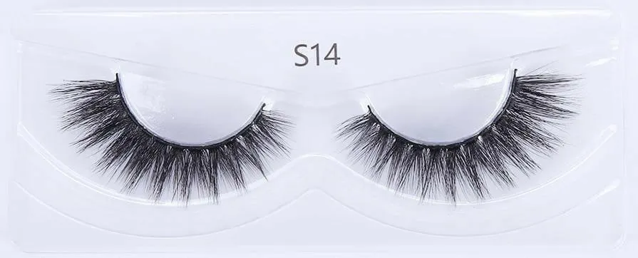 Eyelashes 10/50/100 Pairs 3d Mink Lashes Natural False Eyelash Faux
