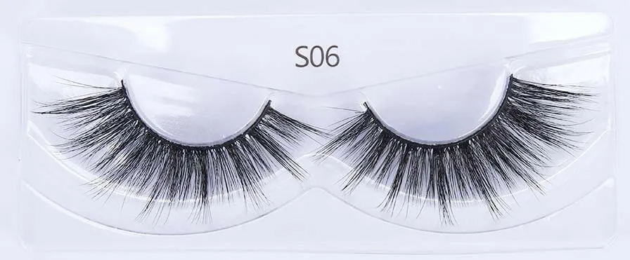 Eyelashes 10/50/100 Pairs 3d Mink Lashes Natural False Eyelash Faux
