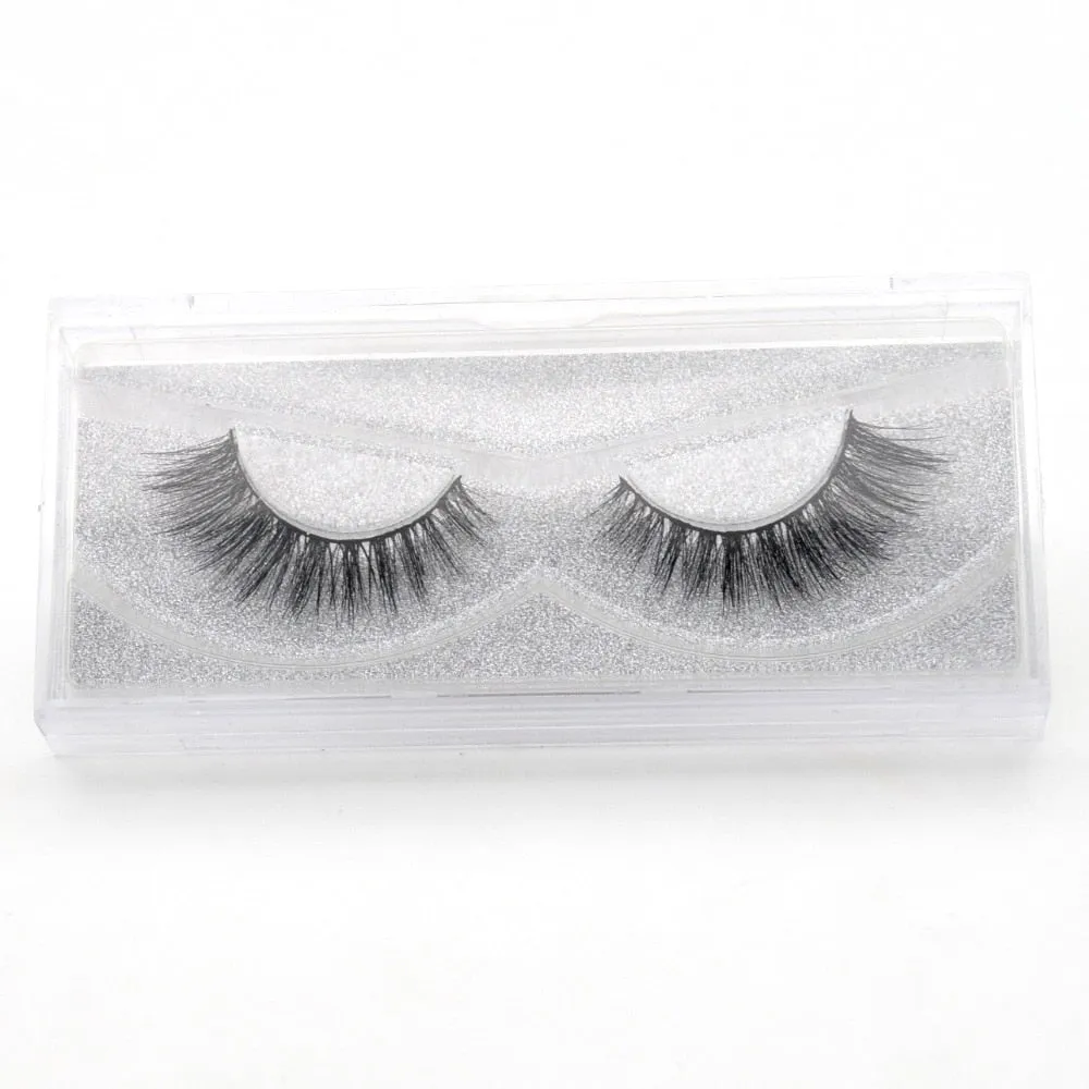 Eyelashes 3D Mink Eyelashes Crossing Mink Lashes Hand Made Full Strip