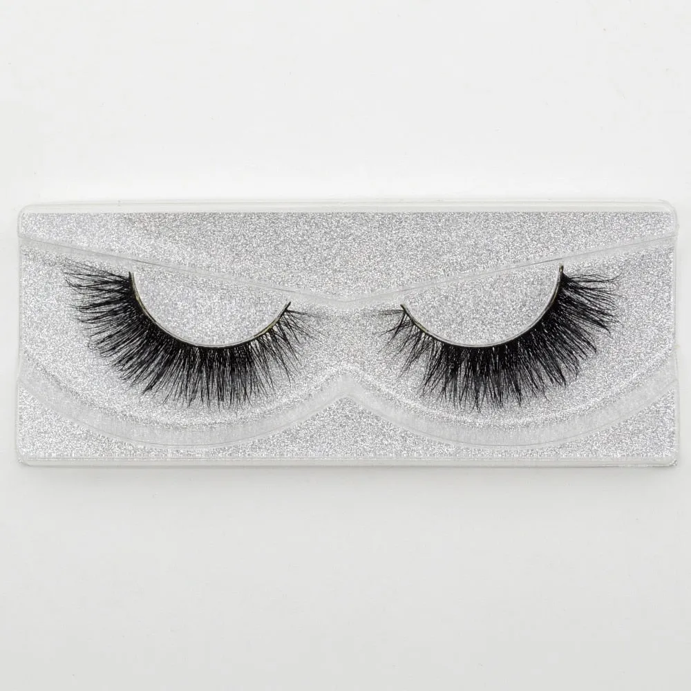 Eyelashes 3D Mink Eyelashes Crossing Mink Lashes Hand Made Full Strip