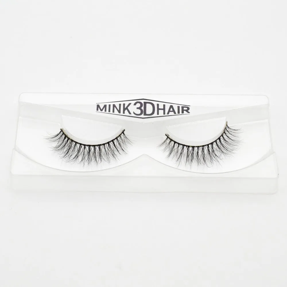 Eyelashes 3D Mink Eyelashes Crossing Mink Lashes Hand Made Full Strip