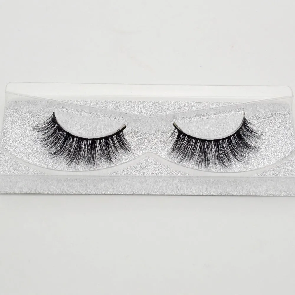 Eyelashes 3D Mink Eyelashes Crossing Mink Lashes Hand Made Full Strip
