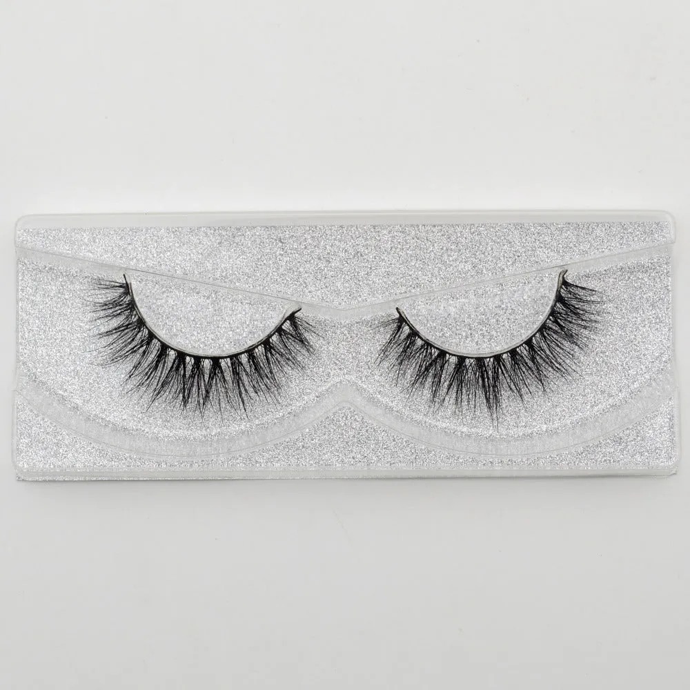 Eyelashes 3D Mink Eyelashes Crossing Mink Lashes Hand Made Full Strip