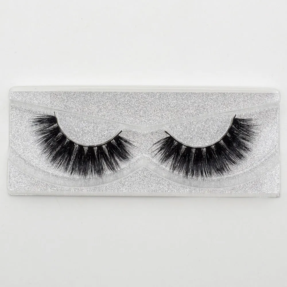 Eyelashes 3D Mink Eyelashes Crossing Mink Lashes Hand Made Full Strip