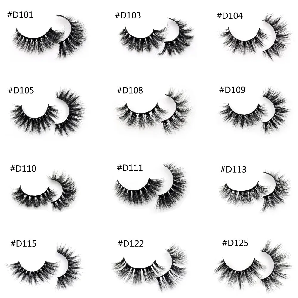 Eyelashes 3D Mink Lashes Handmade Full Strip Lashes