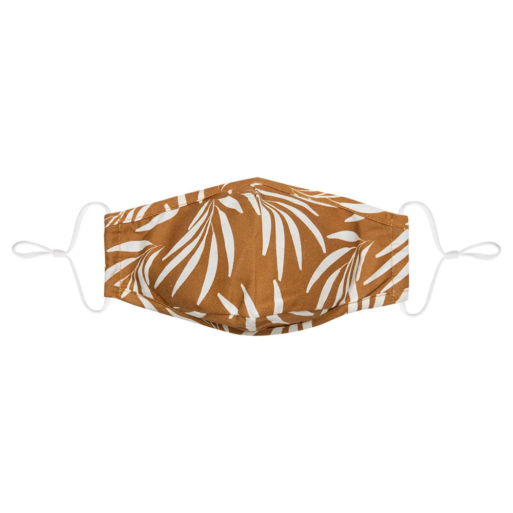 Face Mask Tan Leaf