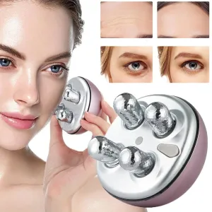 Face Massager Mask with EMS Microcurrent for Skin Care - Facial Roller for Face and Body