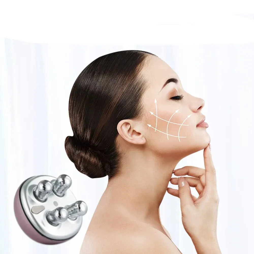 Face Massager Mask with EMS Microcurrent for Skin Care - Facial Roller for Face and Body