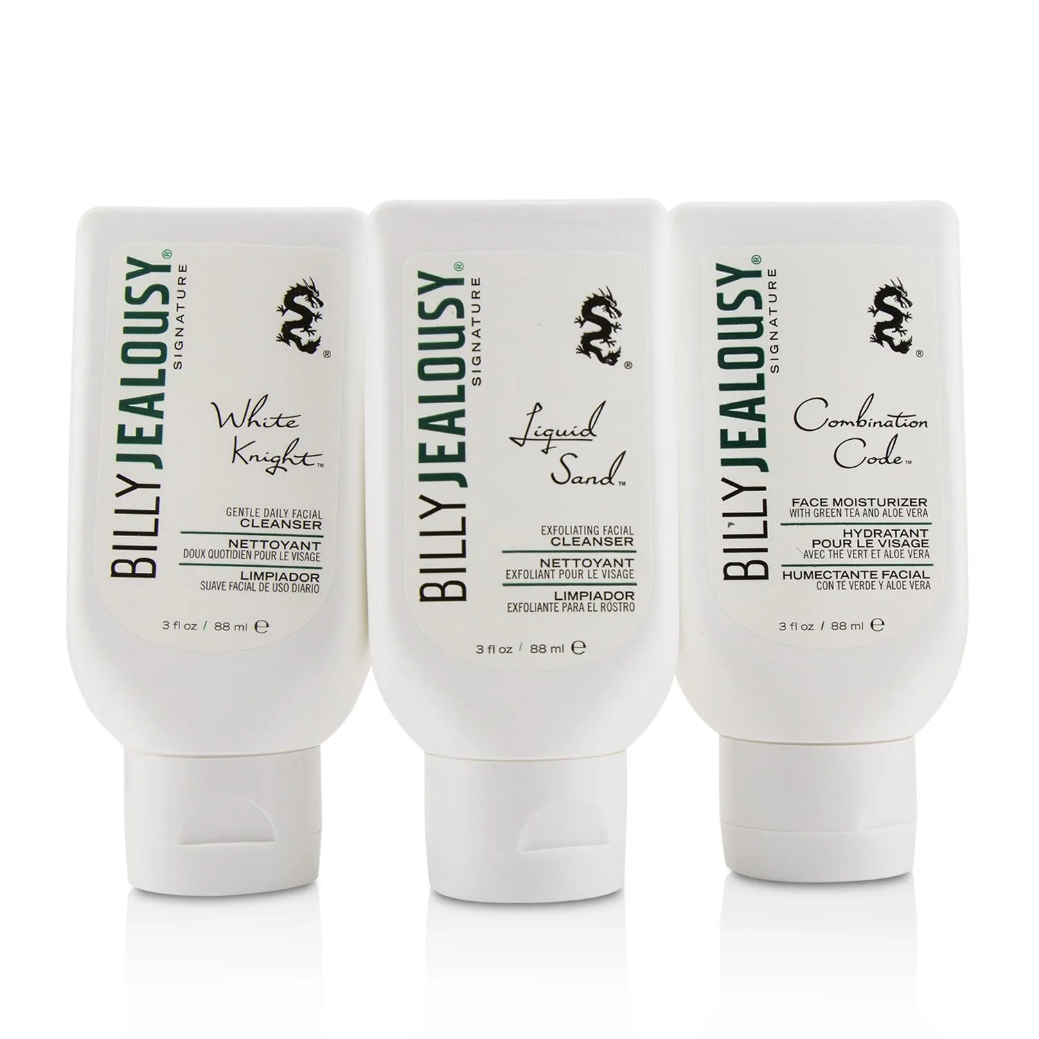 Face3Some Kit: Face Moisturizer 88ml   Exfoliating Facial Cleanser 88ml   Gentle Daily Facial Cleanser 88ml