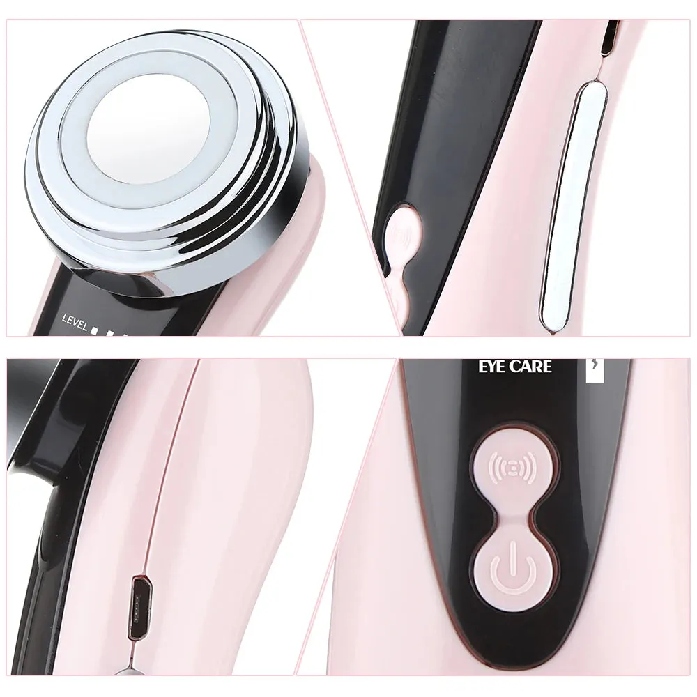 Facial Massager RF Face Lift Device LED Radio Frequency Skin Rejuvenation Wrinkle Removal Face Lifting Neck Slimmer Machine