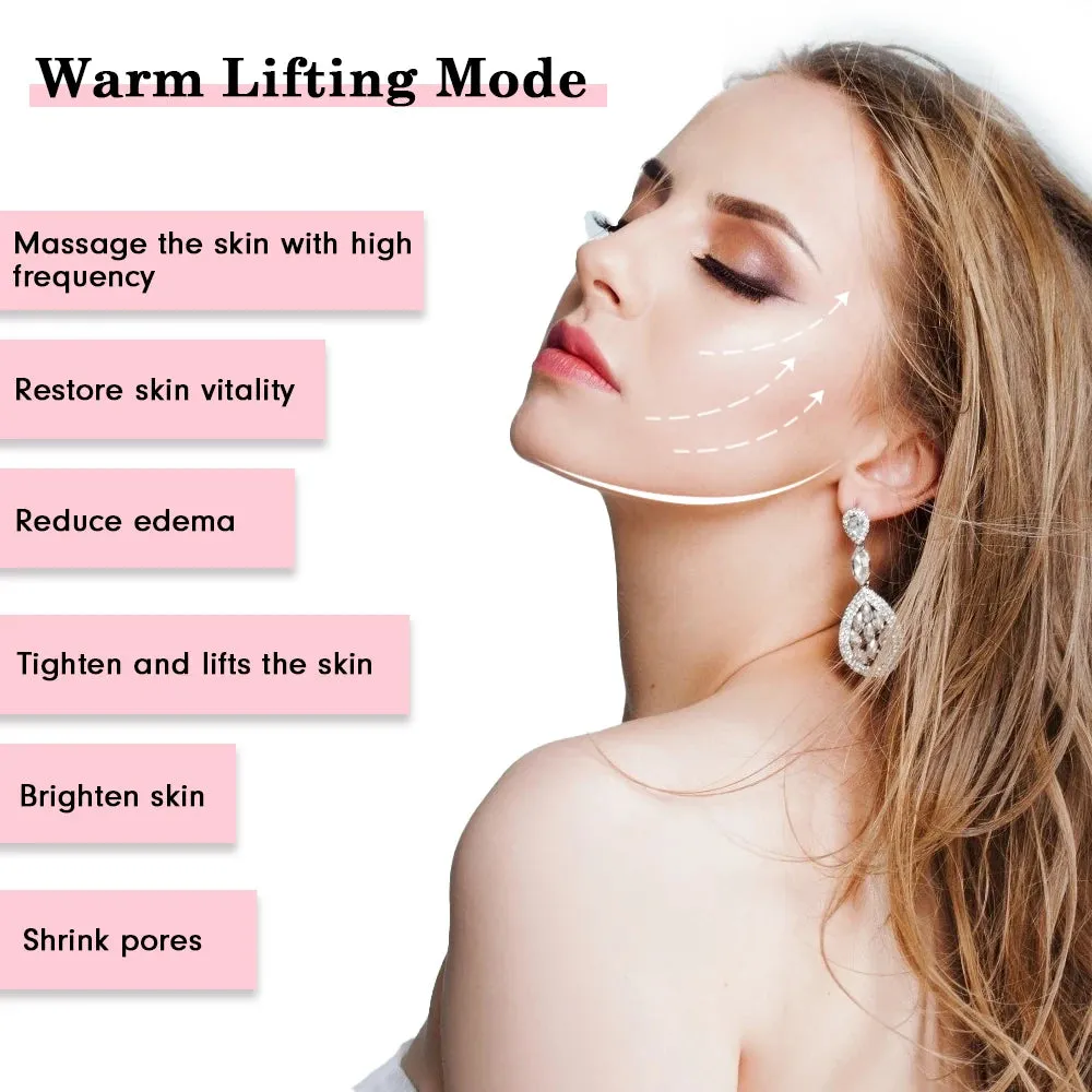 Facial Massager RF Face Lift Device LED Radio Frequency Skin Rejuvenation Wrinkle Removal Face Lifting Neck Slimmer Machine