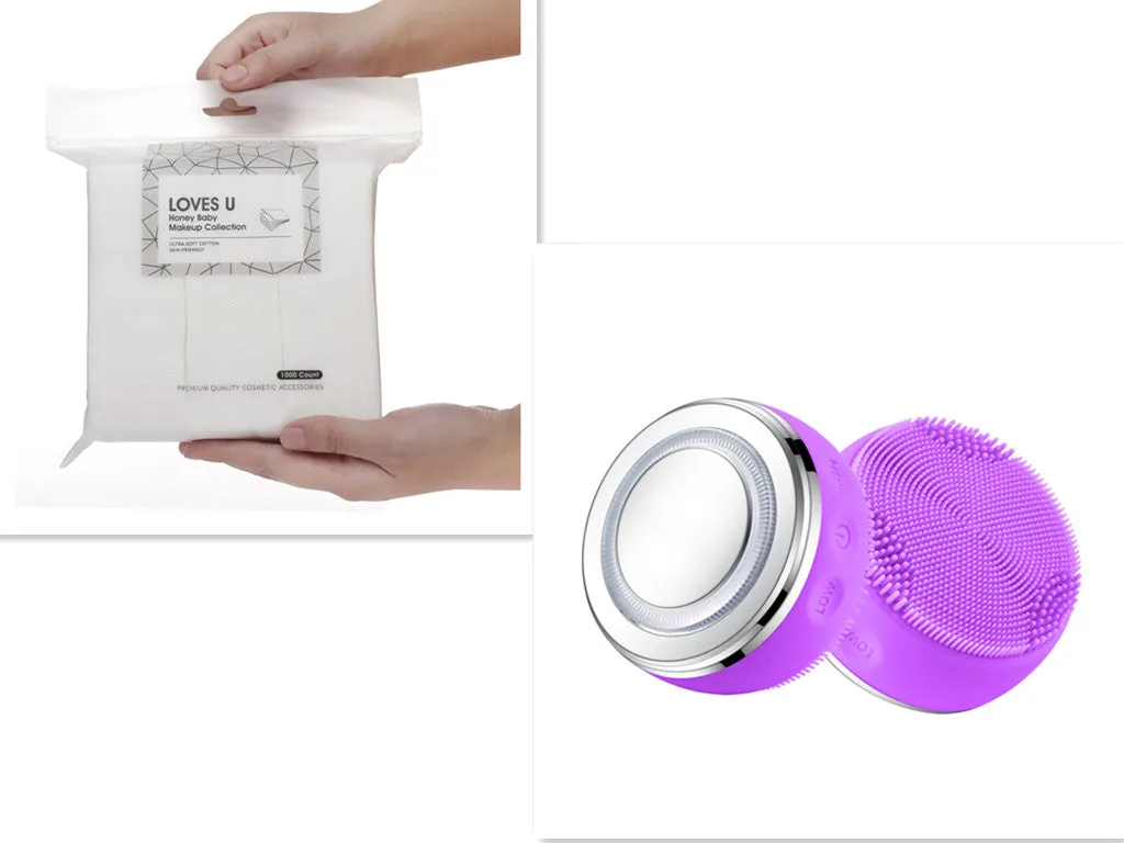Facial silicone cleansing instrument