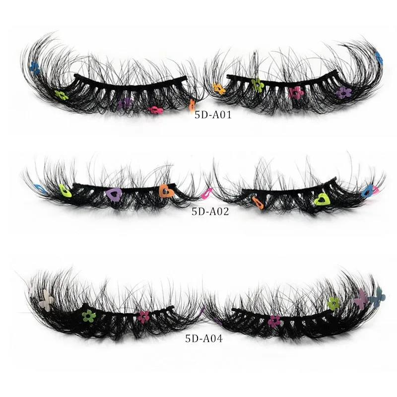 Faux Mink Lashes With Butterflies or flowers