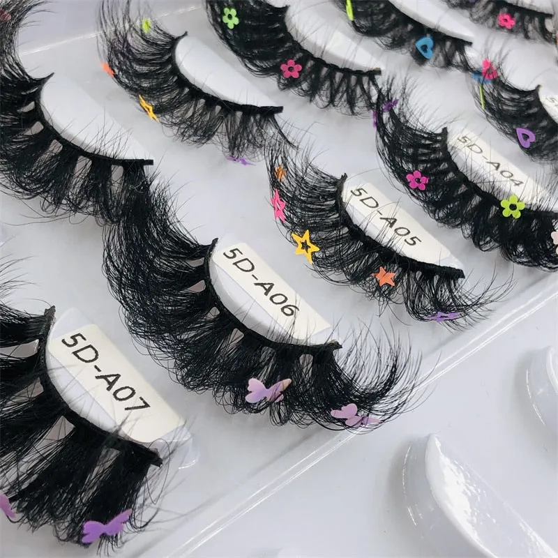Faux Mink Lashes With Butterflies or flowers