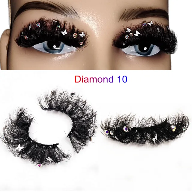Faux Mink Lashes With Butterflies or flowers