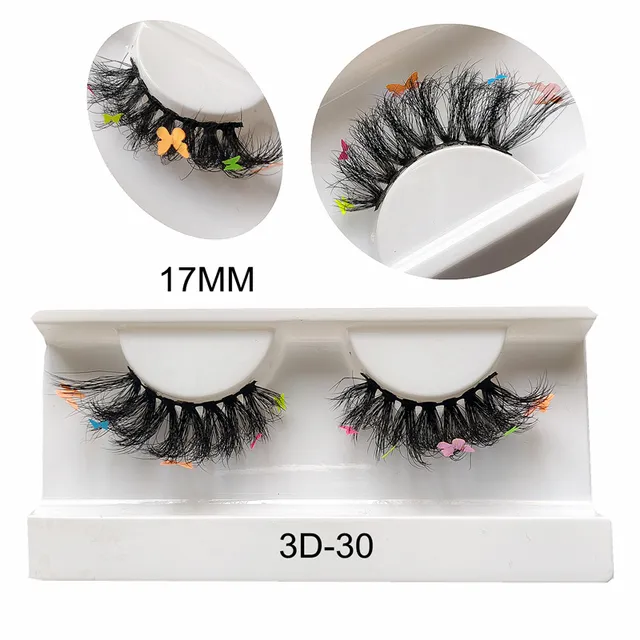 Faux Mink Lashes With Butterflies or flowers