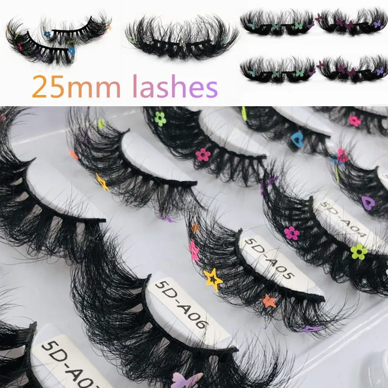 Faux Mink Lashes With Butterflies or flowers