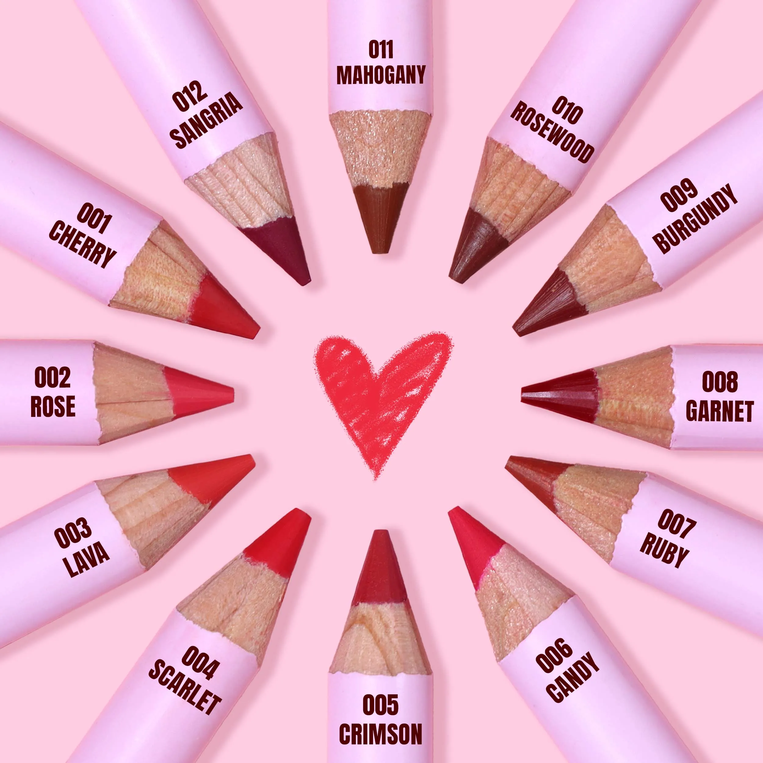 Flirty Lip Pencil (007, Ruby)