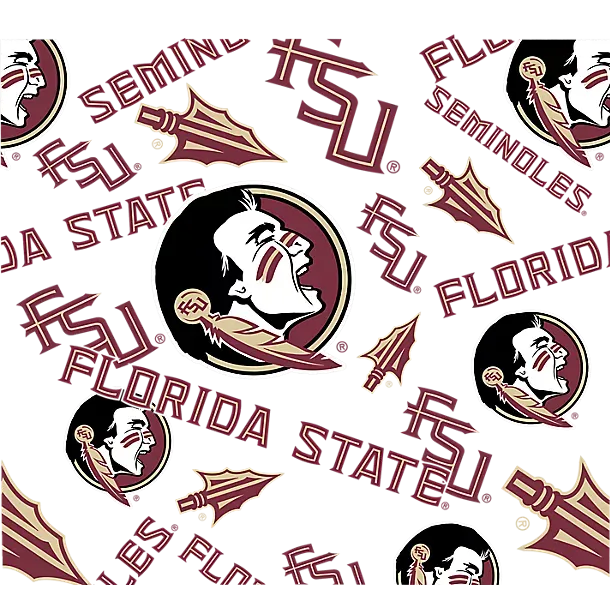 Florida State Seminoles - All Over  24Oz Plastic Tumbler