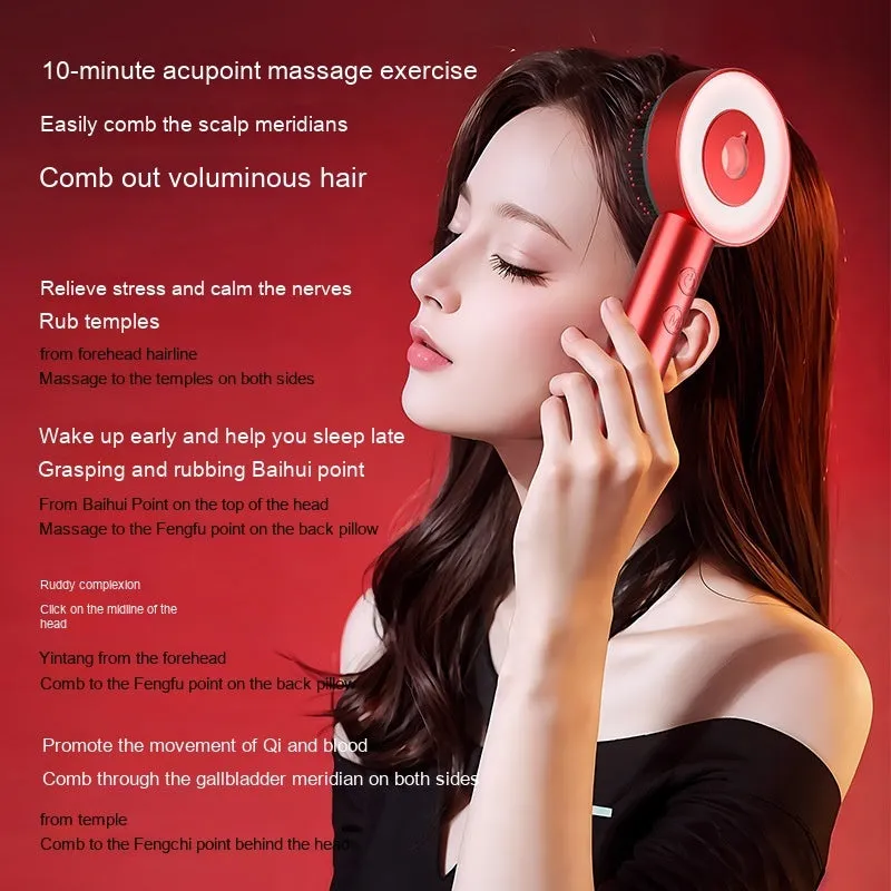 Fluffy Infrared Massager Comb