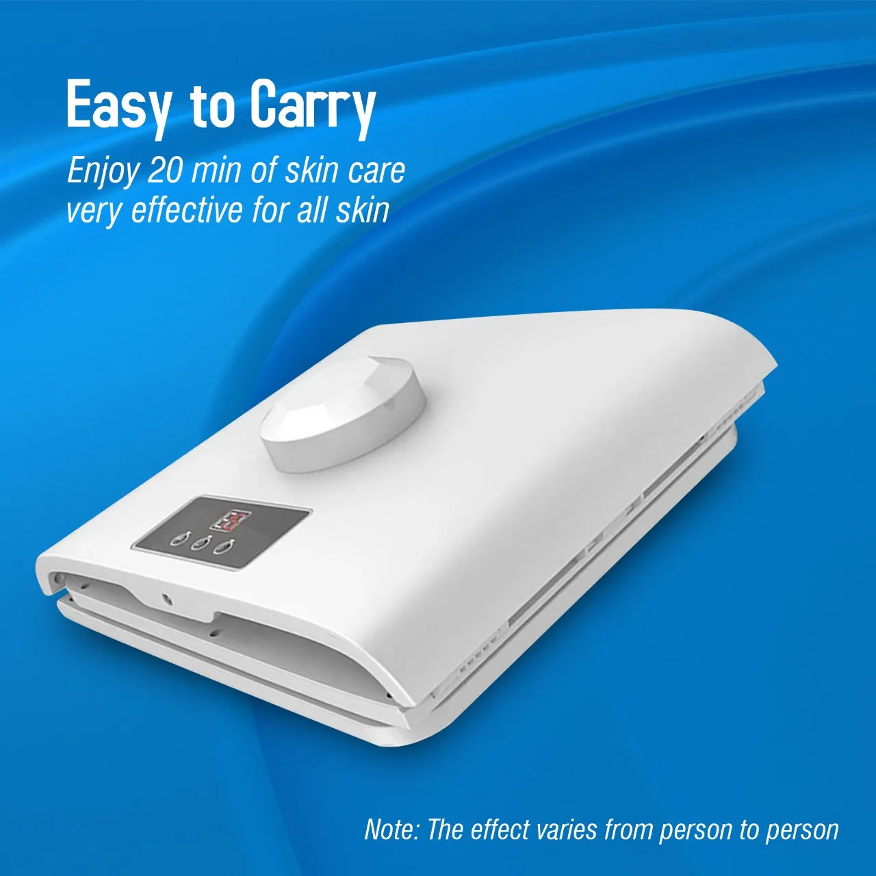 Folding White Cold Face Steamer with Spectrometer Spray